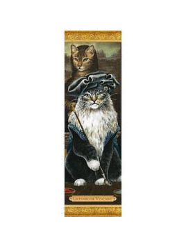 le Marque-page Léonard de Vinchat par Séverine Pineaux est en stock à ciel rouge, magasin à dijon