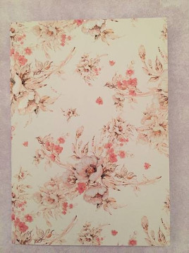 Carte postale pop-up Fleurs roses