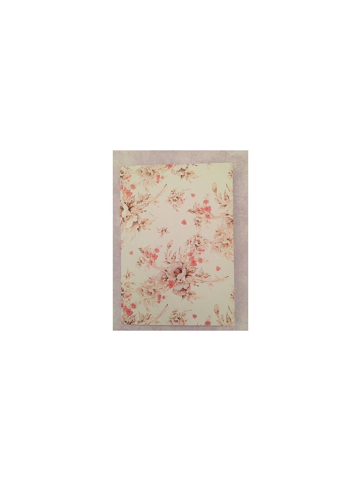 Carte postale pop-up Fleurs roses
