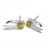 la Paire de boucles d’oreilles Harry Potter : Vif d’or est en stock à la boutique ciel rouge à dijon
