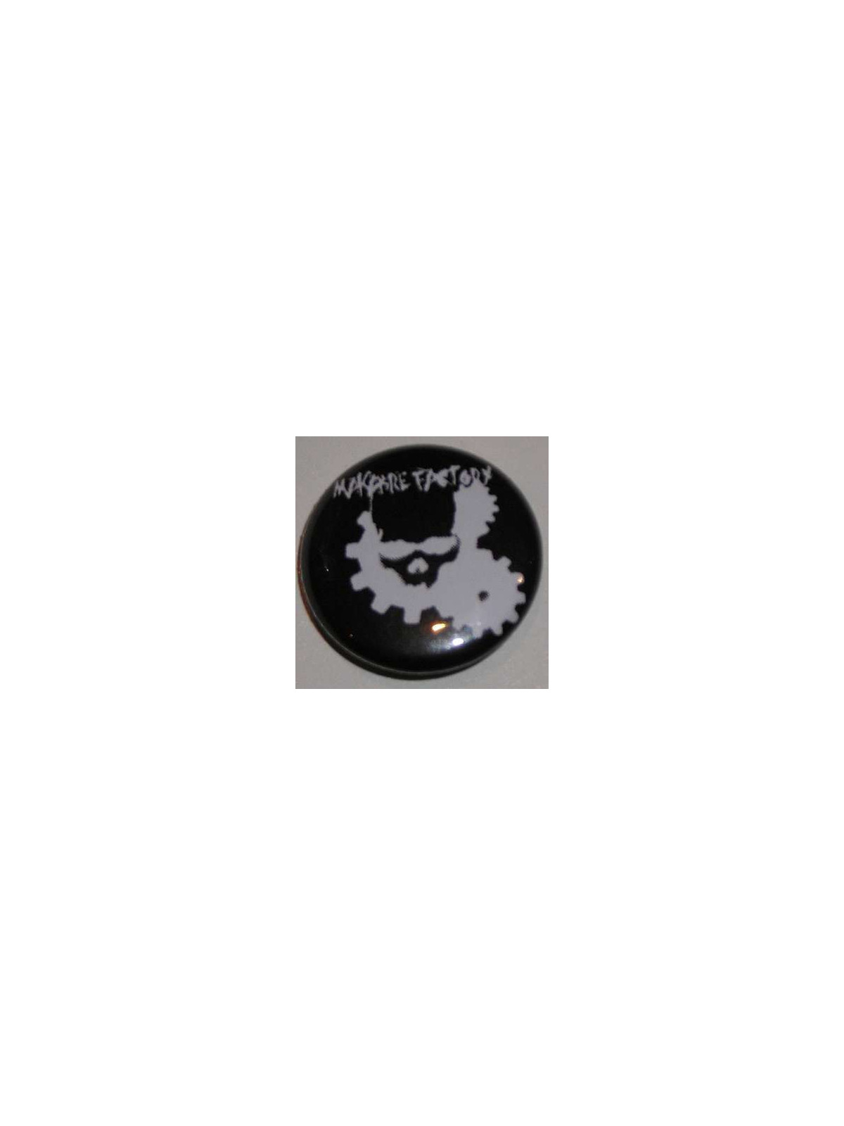 Badge Makabre factory, crâne
