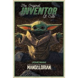 Affiche Star wars – Mandalorian : The original inventor of cute en stock à ciel rouge boutique à dijon