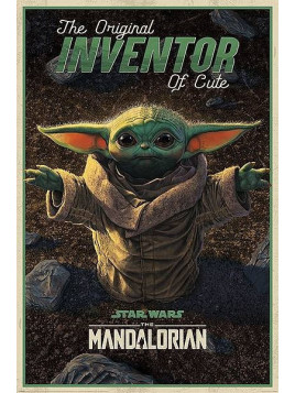 Affiche Star wars – Mandalorian : The original inventor of cute en stock à ciel rouge boutique à dijon