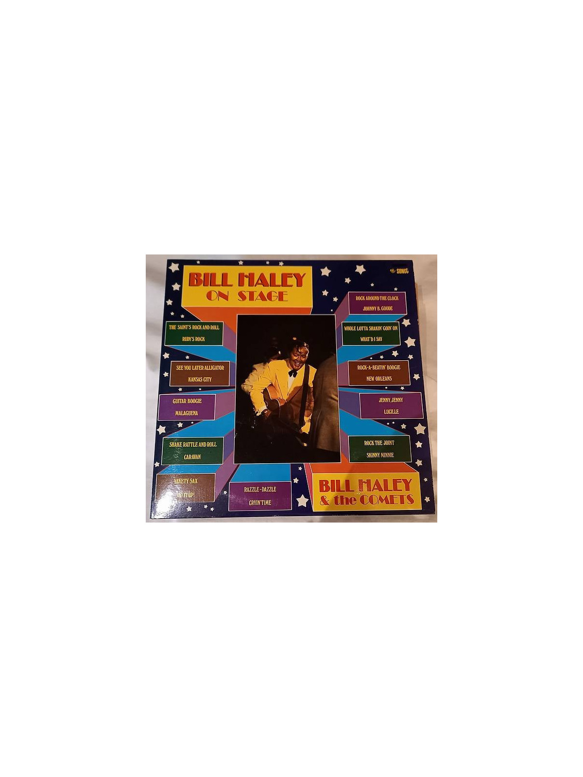 Bill Haley and his comets : Bill Haley on stage (2 X 12’’ vinyl)