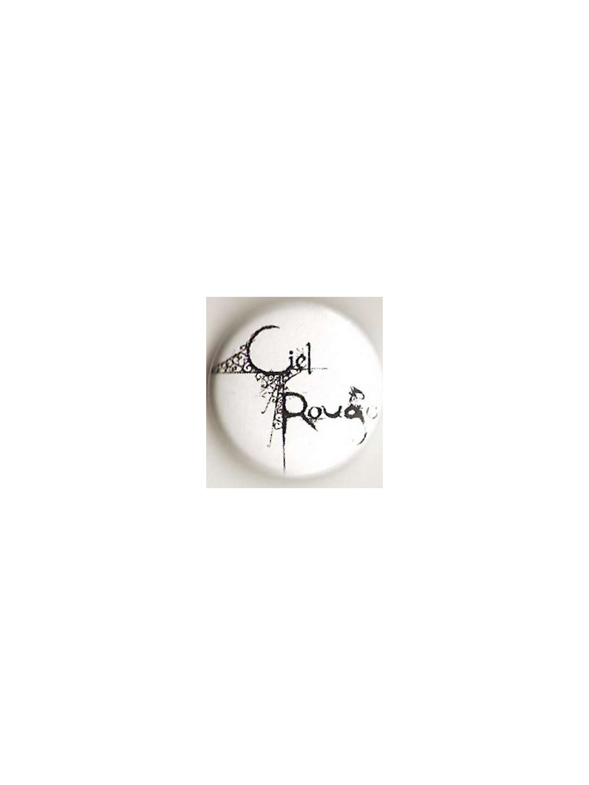 Badge Ciel Rouge blanc