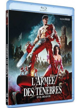 Sam Raimi film Evil dead 3 : l’armée des ténèbres en stock en blu-ray à ciel rouge dijon