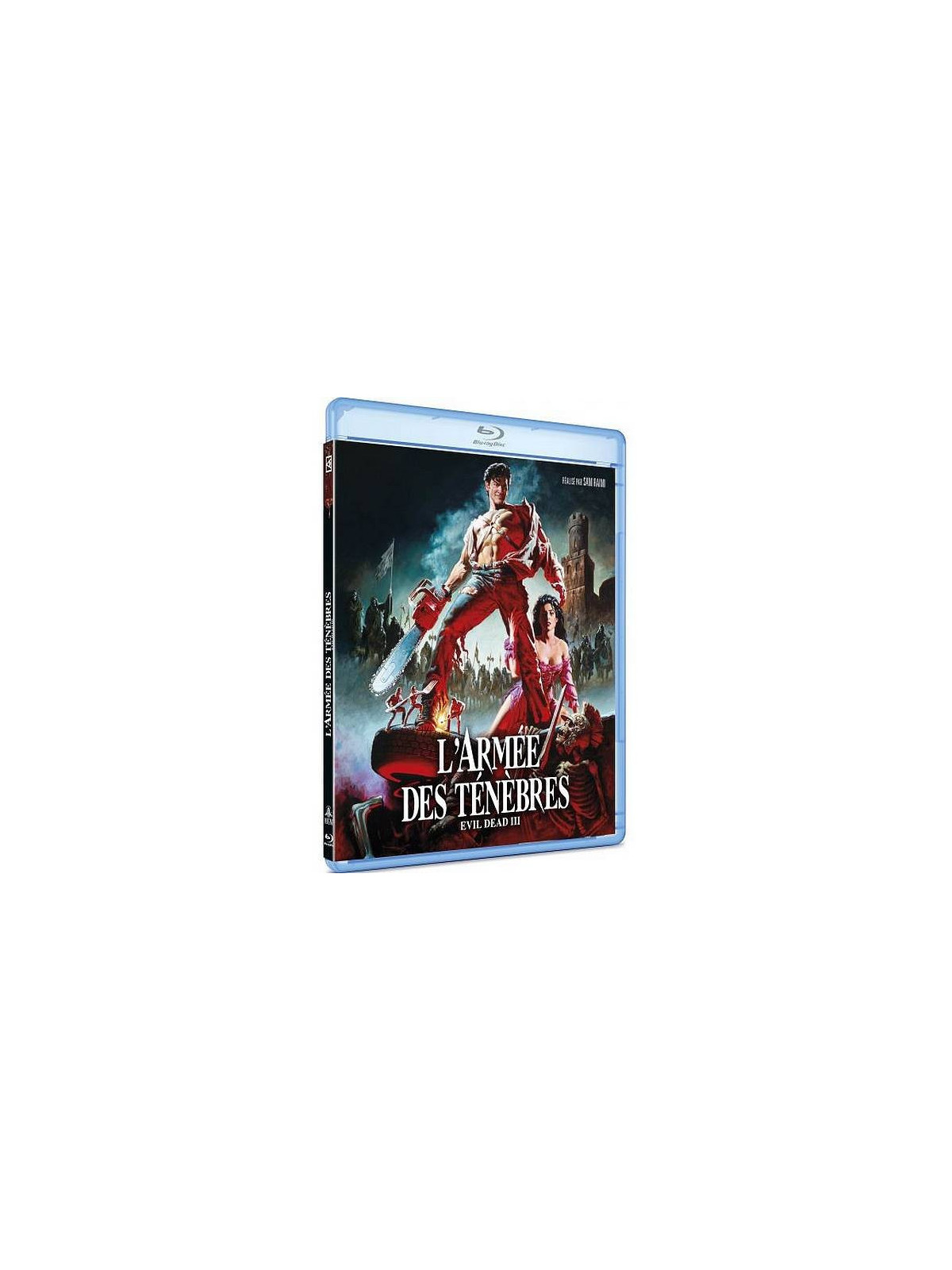 Sam Raimi film Evil dead 3 : l’armée des ténèbres en stock en blu-ray à ciel rouge dijon