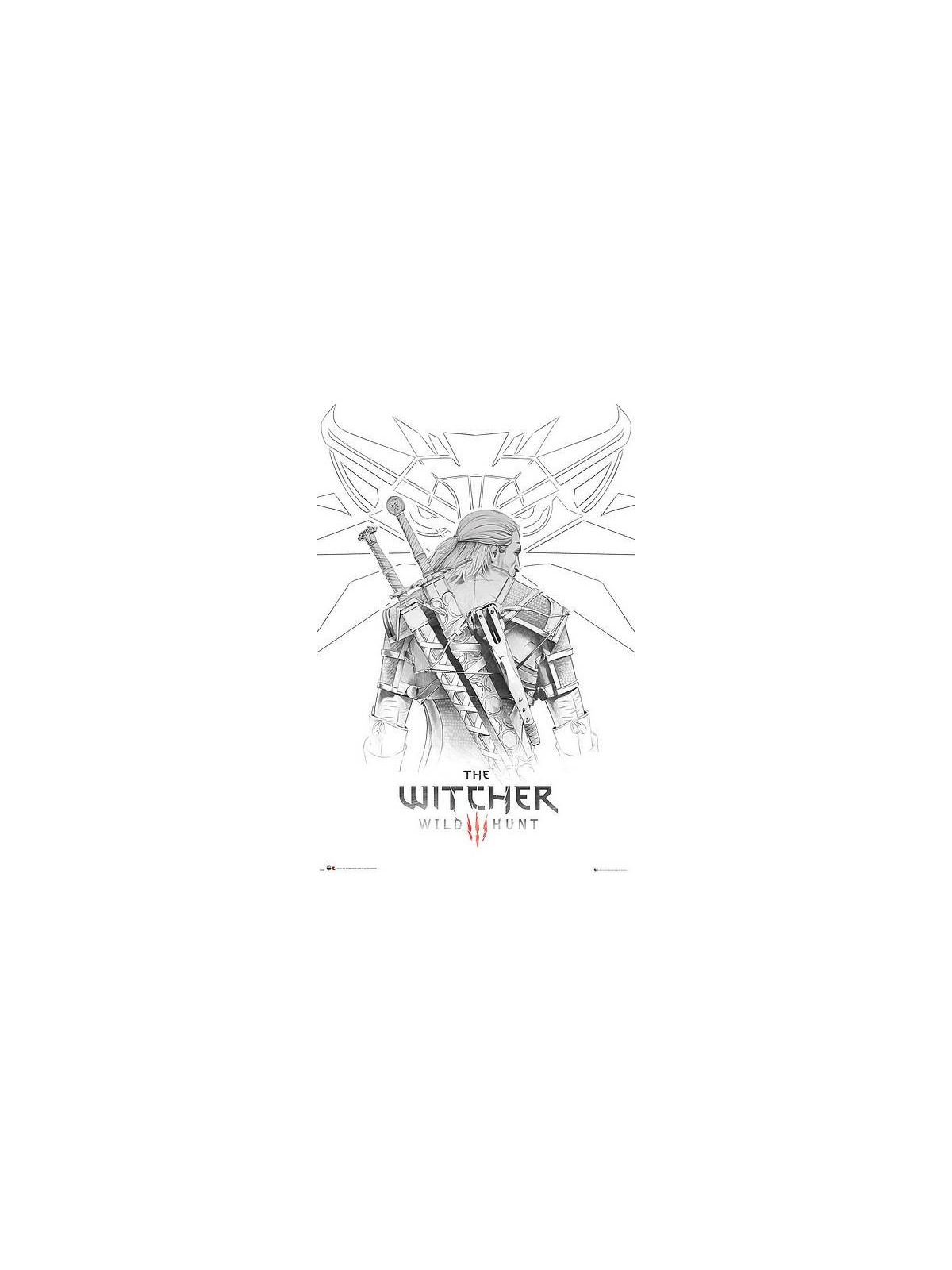 Affiche The witcher : Geralt sketch