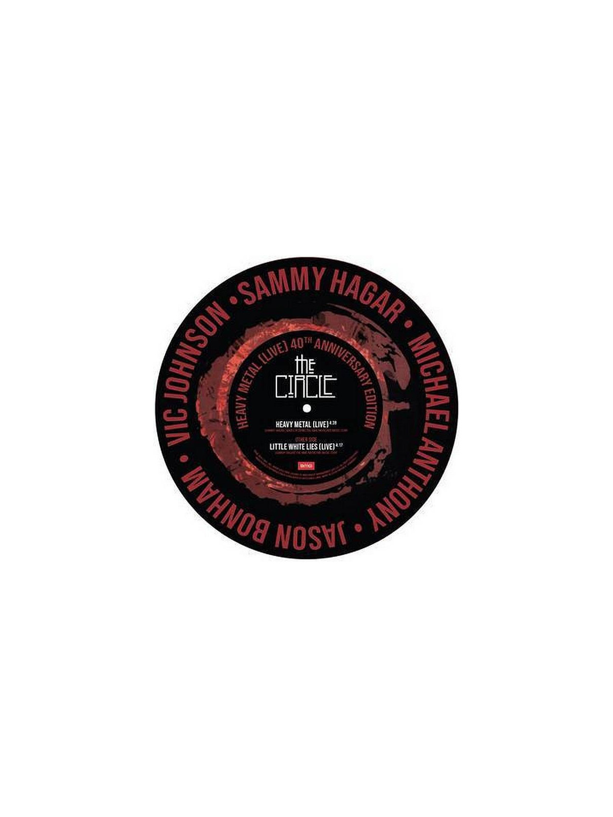 Sammy Hagar & the circle : Heavy metal (live) 40th anniversary edition est en stock en vinyle à Ciel rouge, disquaire à Dijon