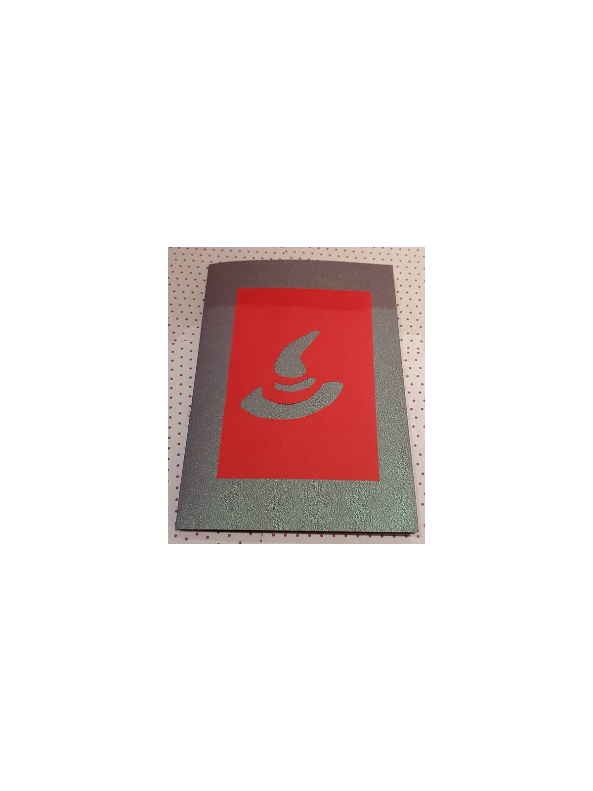 Carte postale pop-up Halloween chapeau et chauve-souris