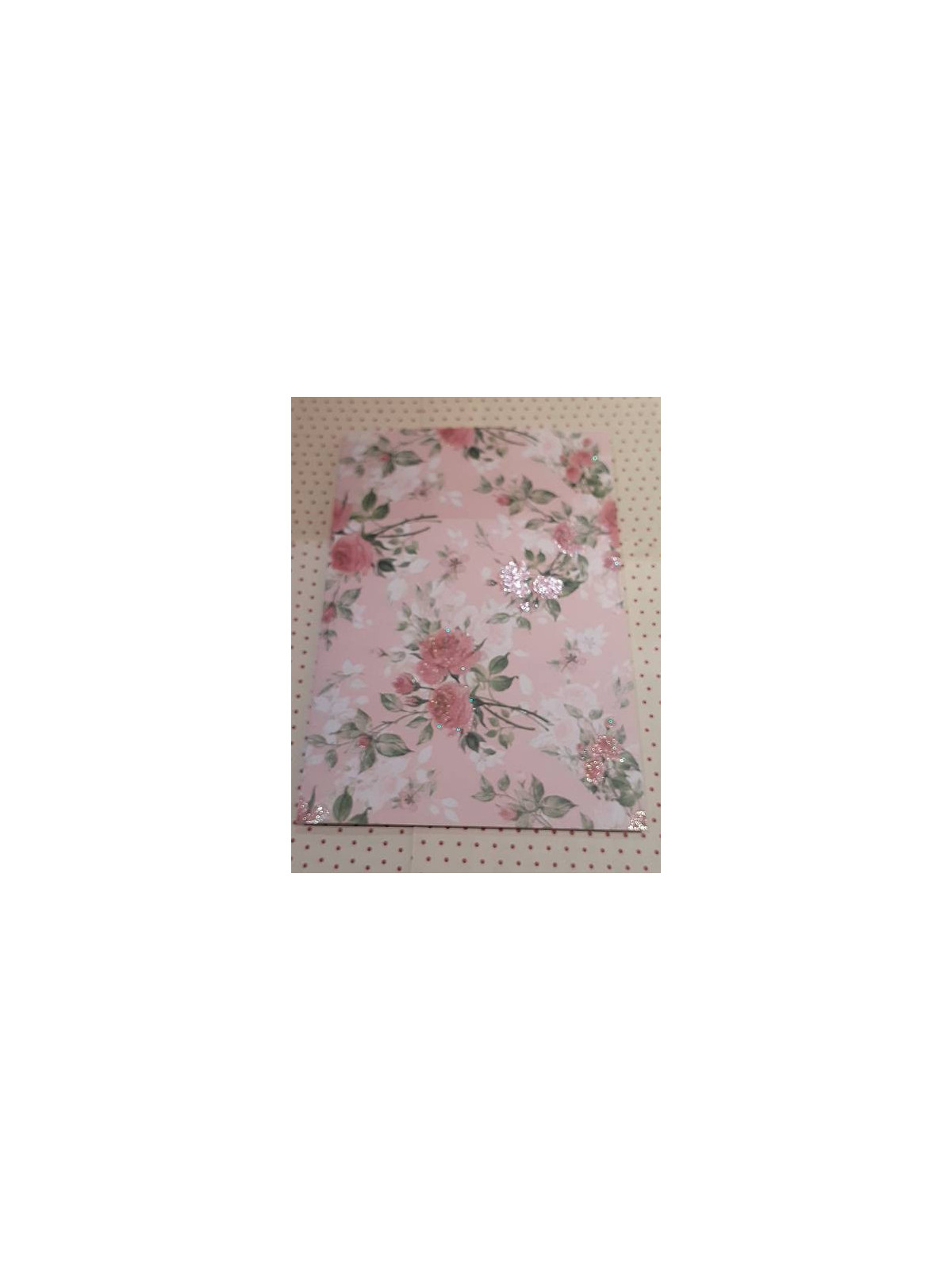 Carte postale pop-up Fleurs rouges