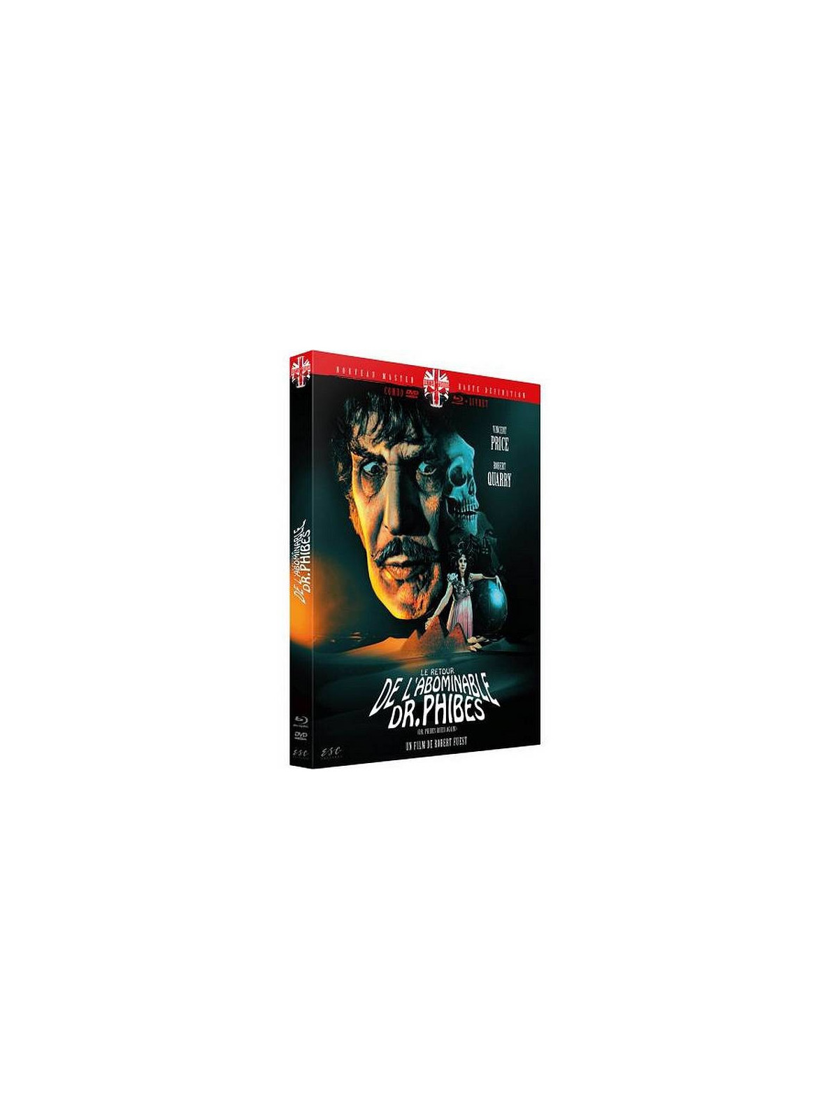 Robert Fuest : Le retour de l’abominable dr. Phibes (Blu-ray + DVD + livre)