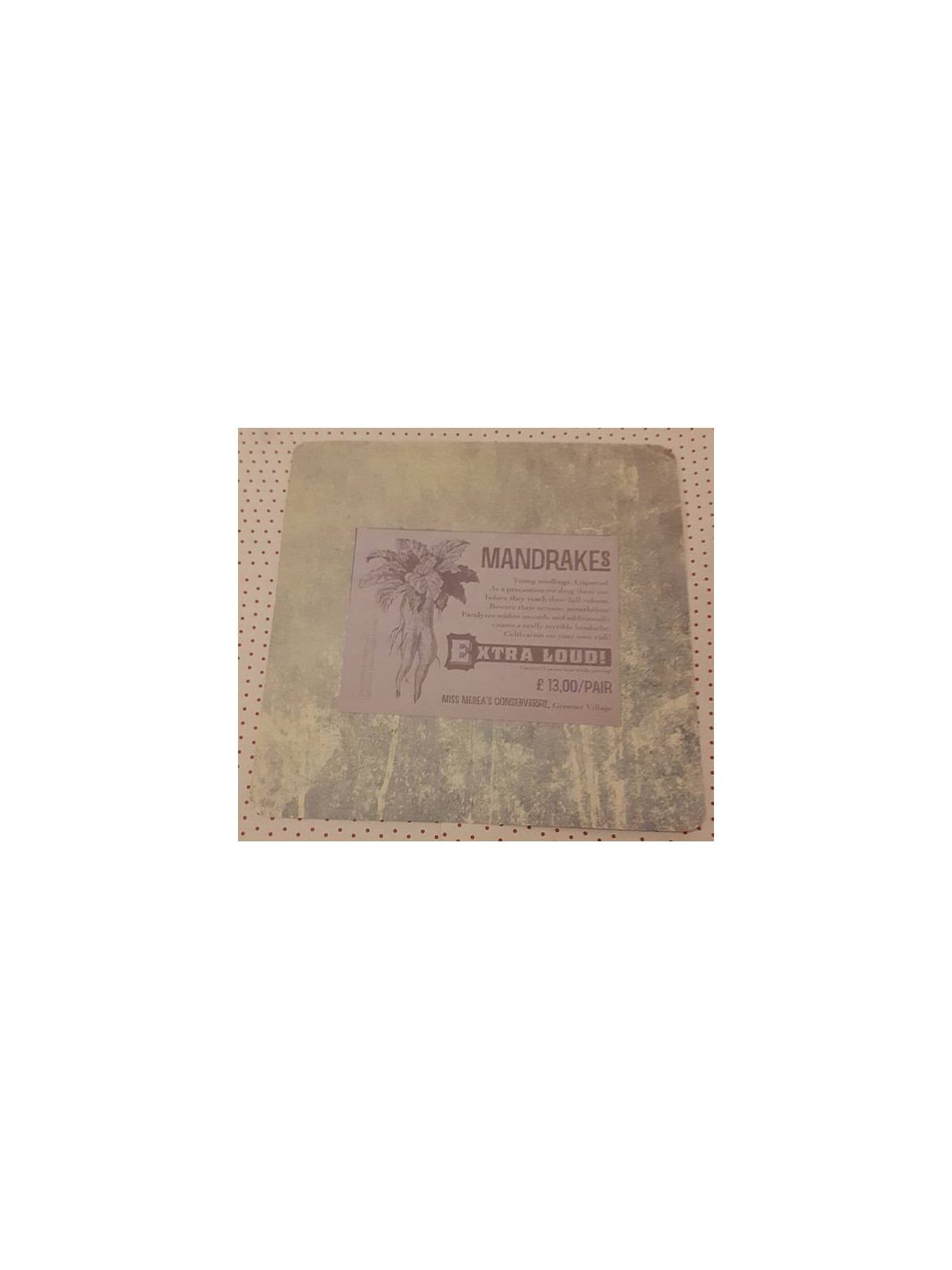 Carte réclame décalée Mandrakes