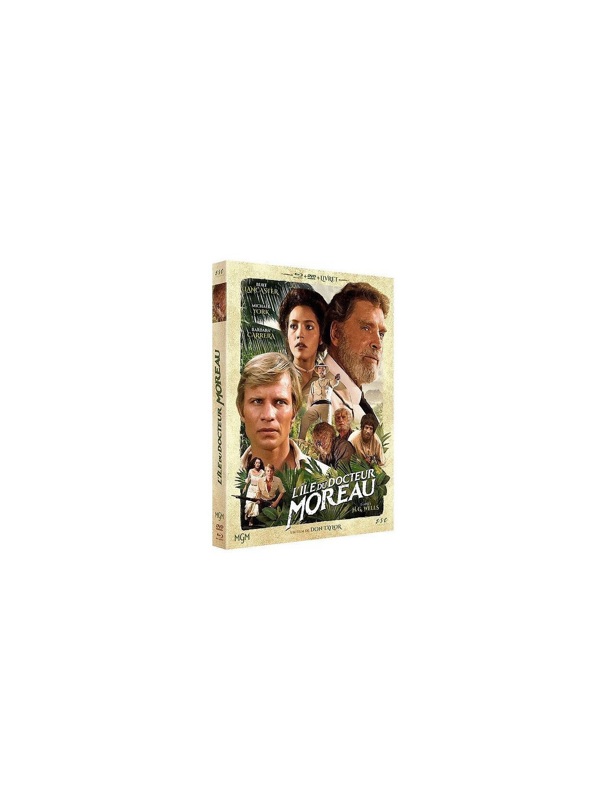 Don Taylor film L’île du docteur Moreau en stock en Blu-ray + DVD à ciel rouge à dijon