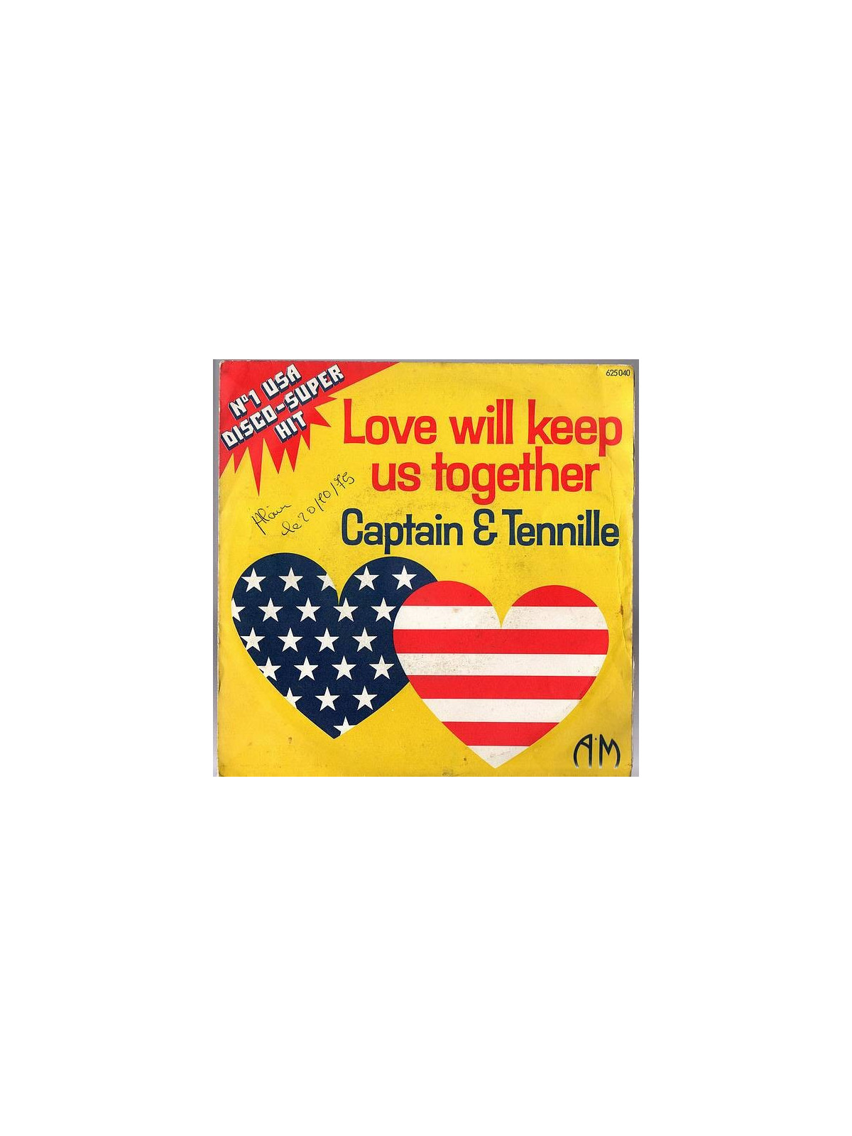 Captain & Tennille : Love will keep us together / Gentle stranger (7’’ vinyl)
