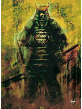 Affiche A3 Okiko  Samourai 4 en stock à ciel rouge dijon