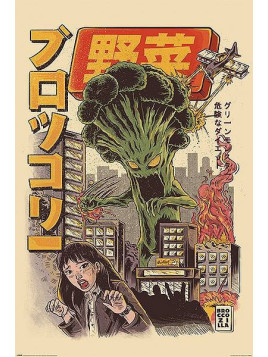 Affiche Ilustrata : Broccozilla