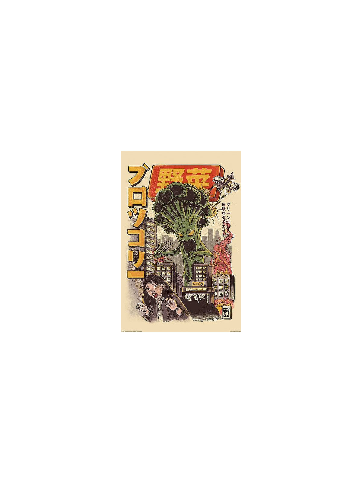 Affiche Ilustrata : Broccozilla