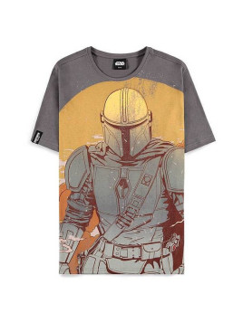 T-shirt Star wars Mandalorian : Sunset