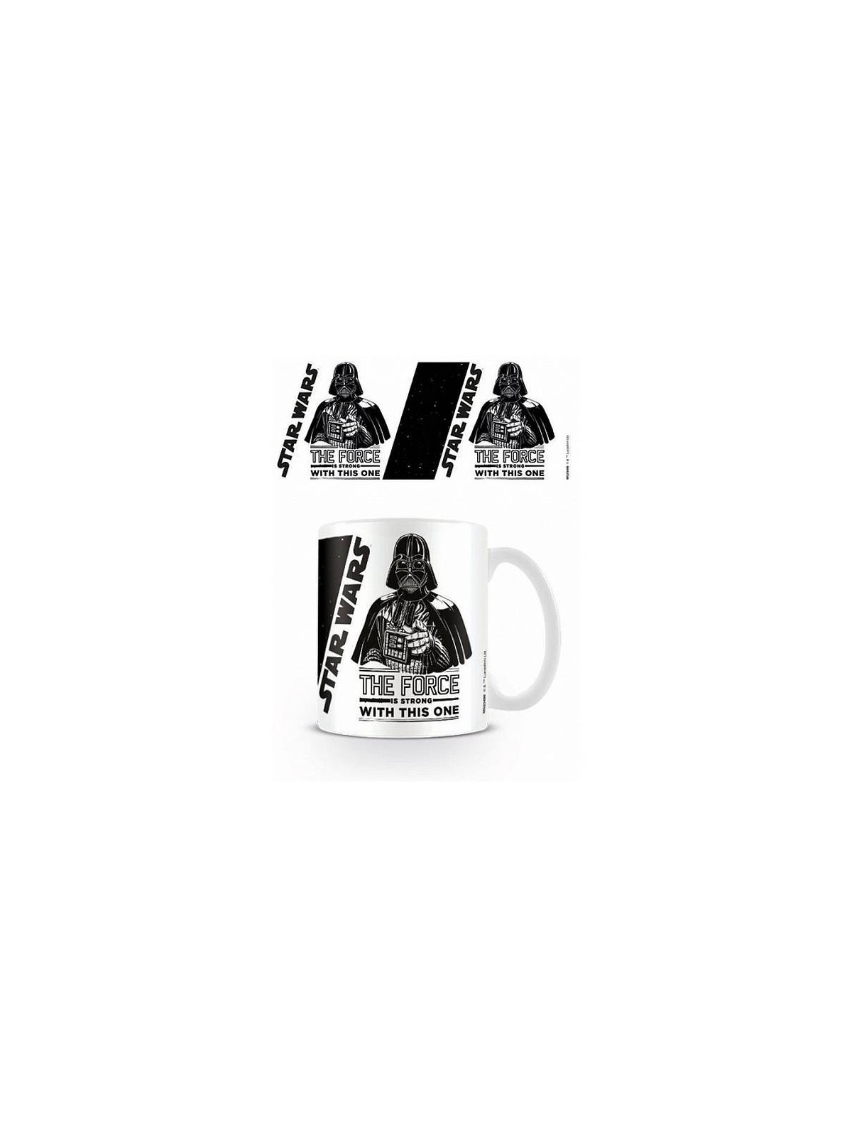 le Mug Star wars : The force is strong est en stock à la boutique ciel rouge à dijon