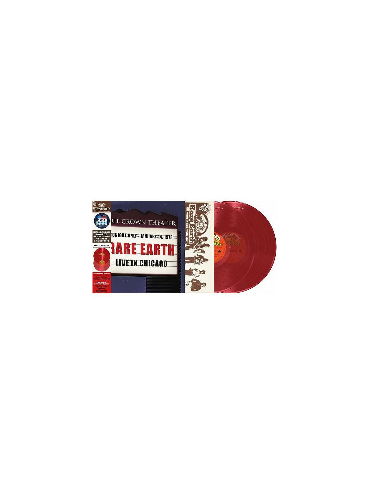 Rare earth : Live in Chicago (Ltd edition 2 X 12’’ vinyl)