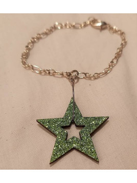 Bracelet Etoile verte