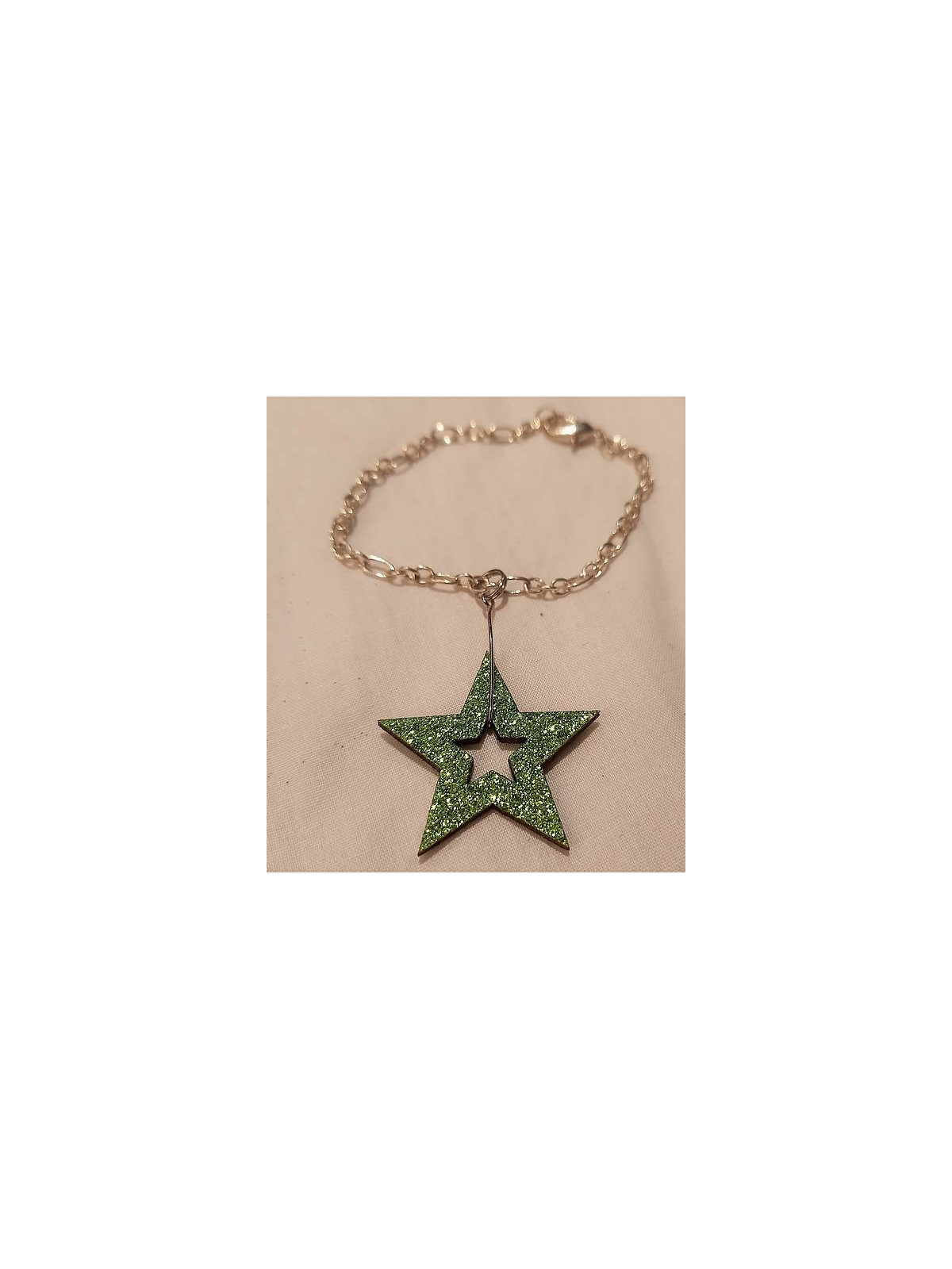 Bracelet Etoile verte