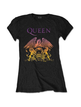 T-shirt Queen : Gradient crest