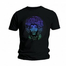 T-shirt Jimi Hendrix Afro speech en stock à ciel rouge dijon