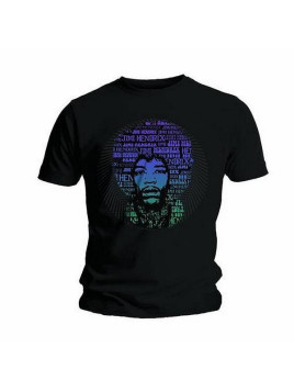 T-shirt Jimi Hendrix Afro speech en stock à ciel rouge dijon