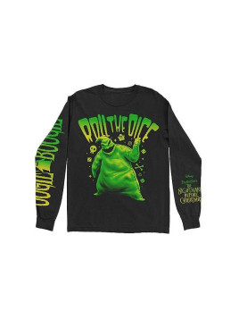 T-shirt manches longues The nightmare before Christmas : roll the dice