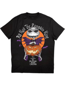 T-shirt The nightmare before Christmas  All hail the pumpkin king en stock à ciel rouge dijon