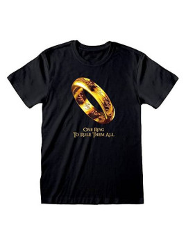 T-shirt The lord of the rings : One ring to rule them all en stock à ciel rouge, boutique de fantasy à dijon