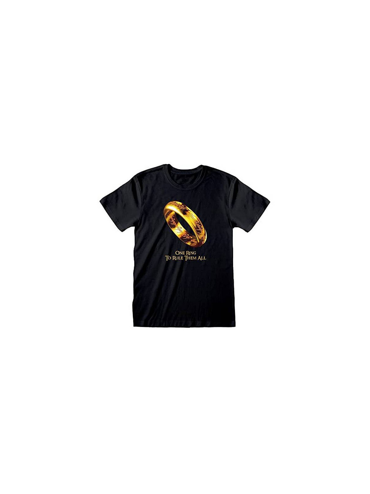 T-shirt The lord of the rings : One ring to rule them all en stock à ciel rouge, boutique de fantasy à dijon