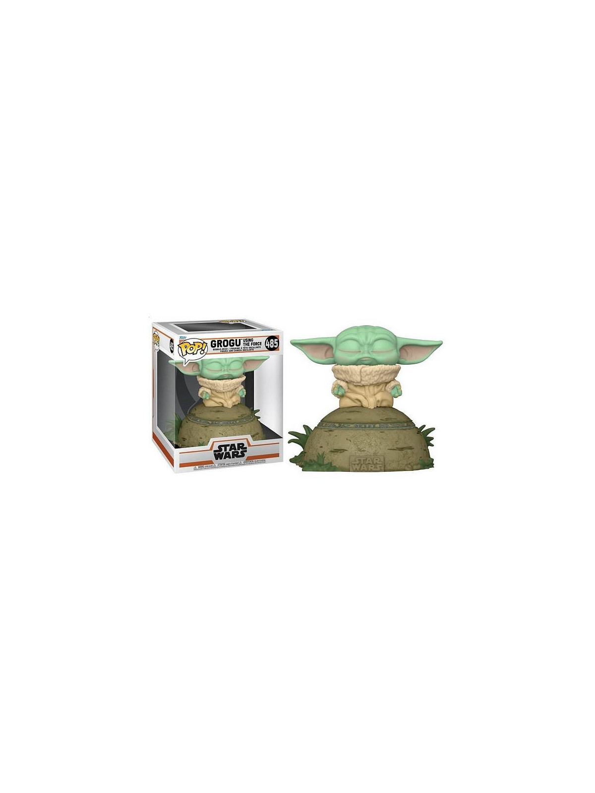 Figurine pop! Star wars – Mandalorian : Grogu using the force (N° 485)