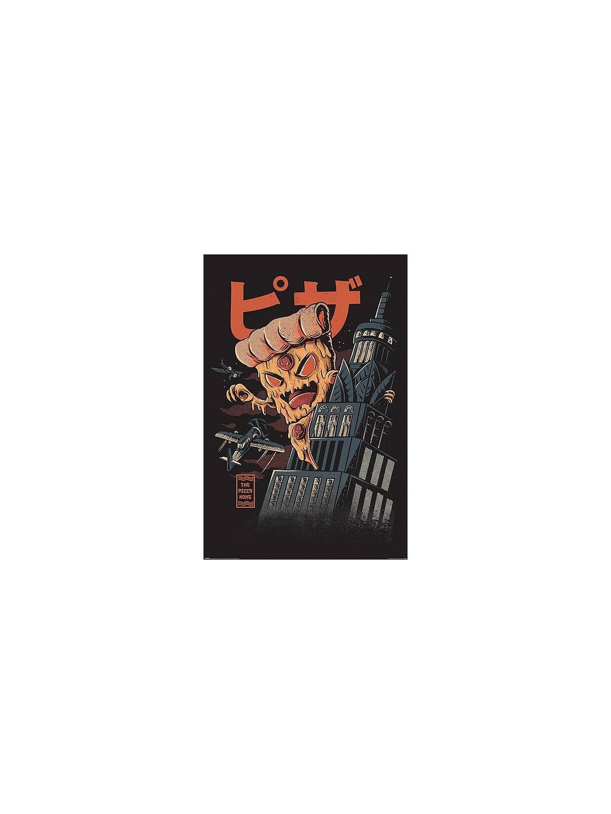 Affiche Pizza kong (Ilustrata)