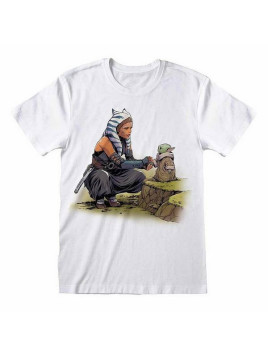 T-shirt Star wars mandalorian : Ashoka Grogu en stock à ciel rouge, boutique à dijon