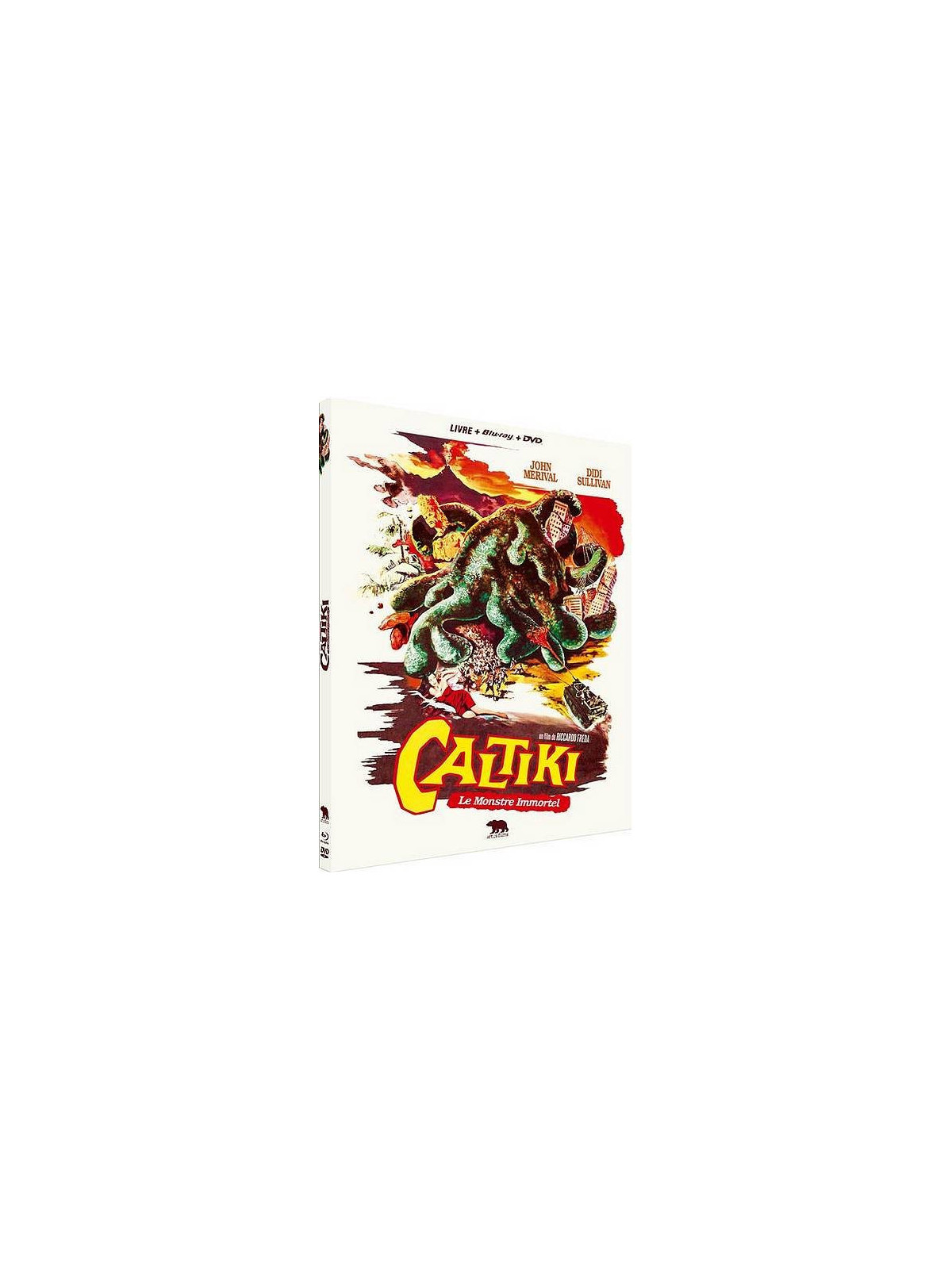 Riccardo Freda : Caltiki le monstre immortel (Blu-ray + DVD + livre)