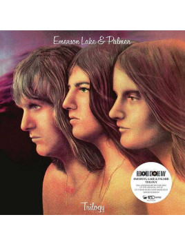 Emerson, Lake & Palmer disque Trilogy en stock en vinyle picture disc à ciel rouge dijon