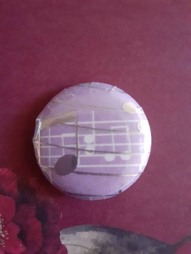Badge notes de musique