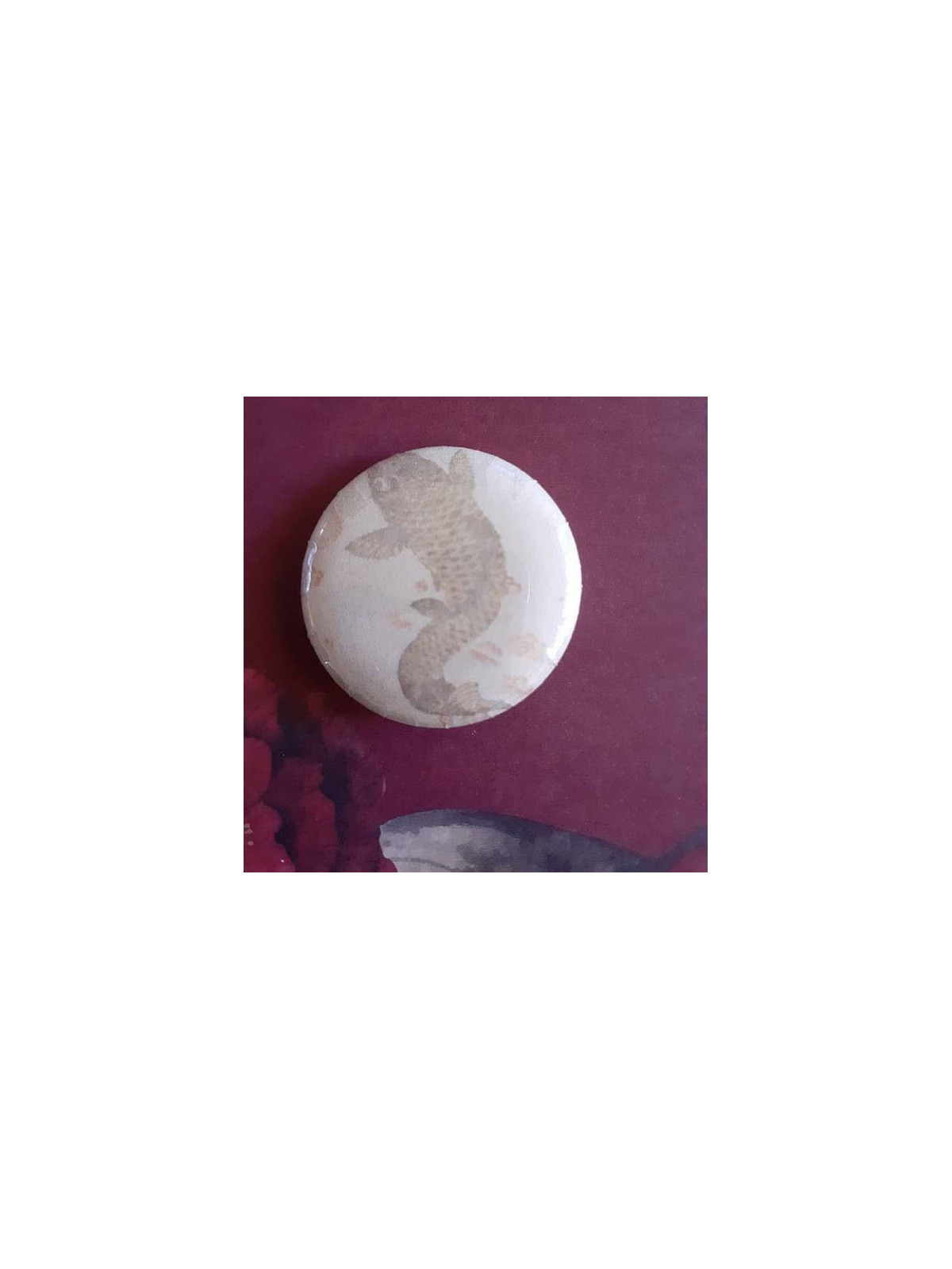 Badge estampe poisson