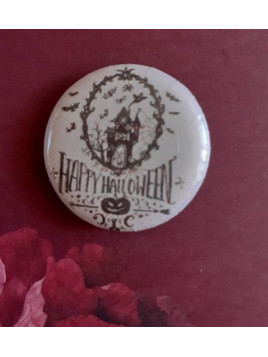 Badge maison hantée Halloween