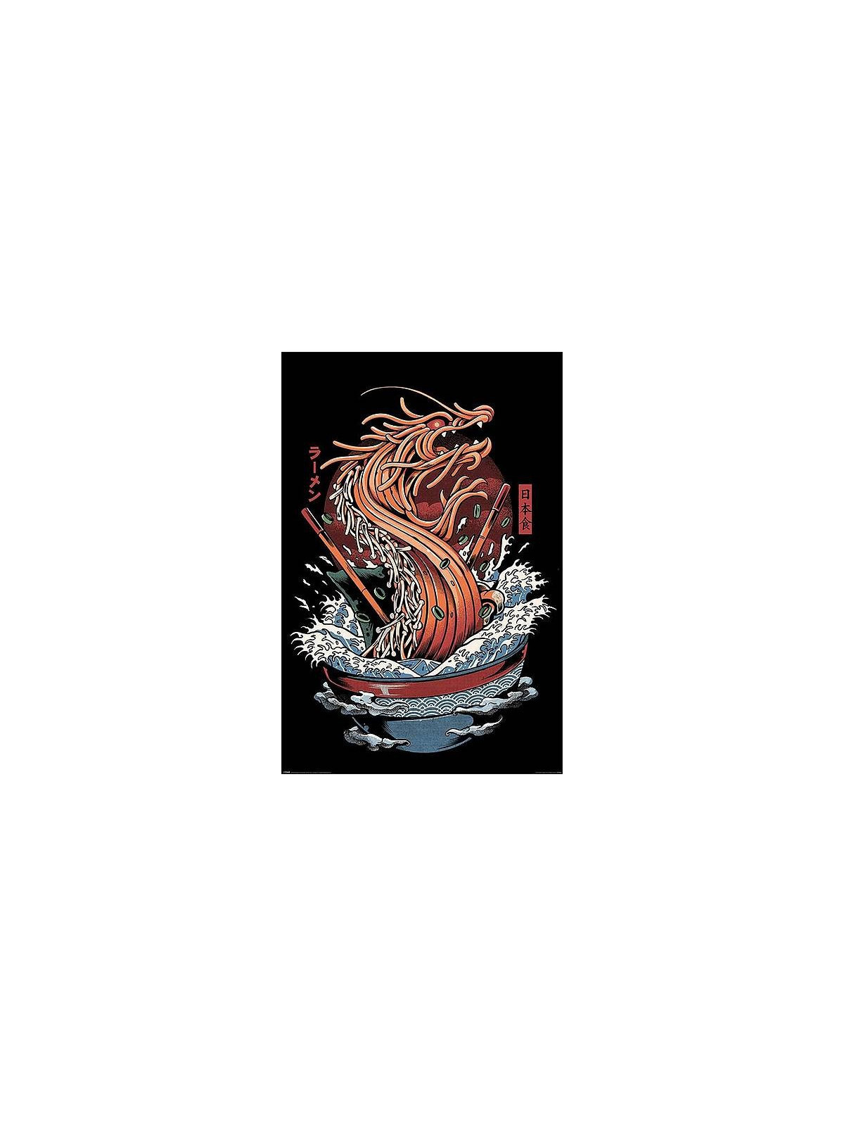 Affiche Dragon ramen (Ilustrata)