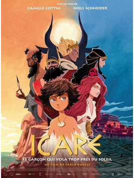Le dvd d'animation Icare de Carlo Vogele est disponible à Ciel rouge Dijon
