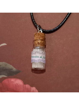 Collier fiole Poussière de fée