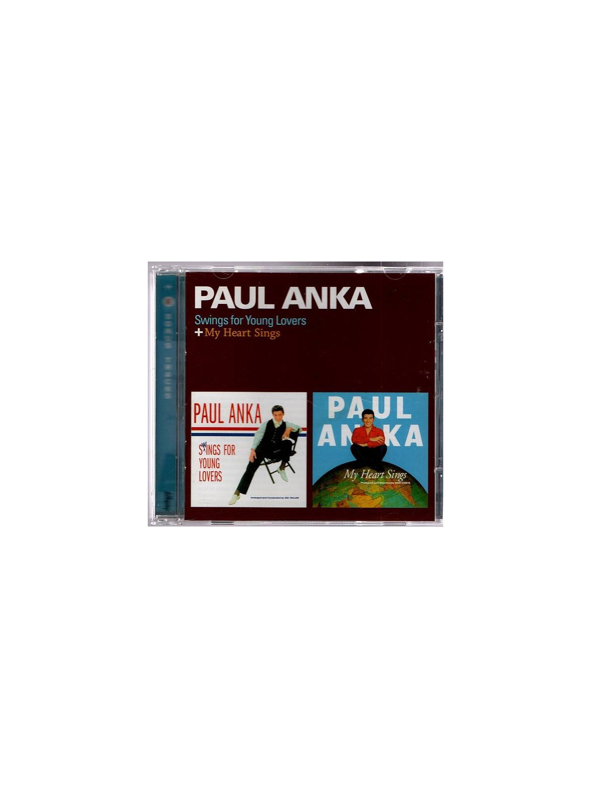 Paul Anka : Swings for young lovers / My heart sings (CD)