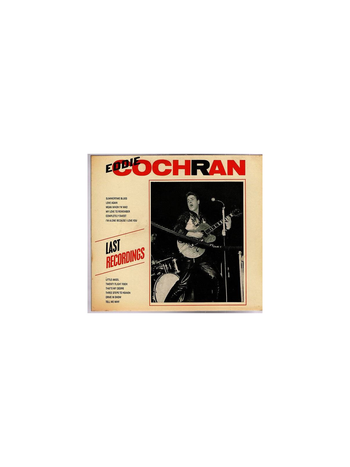 Eddie Cochran : Last recordings (CD)