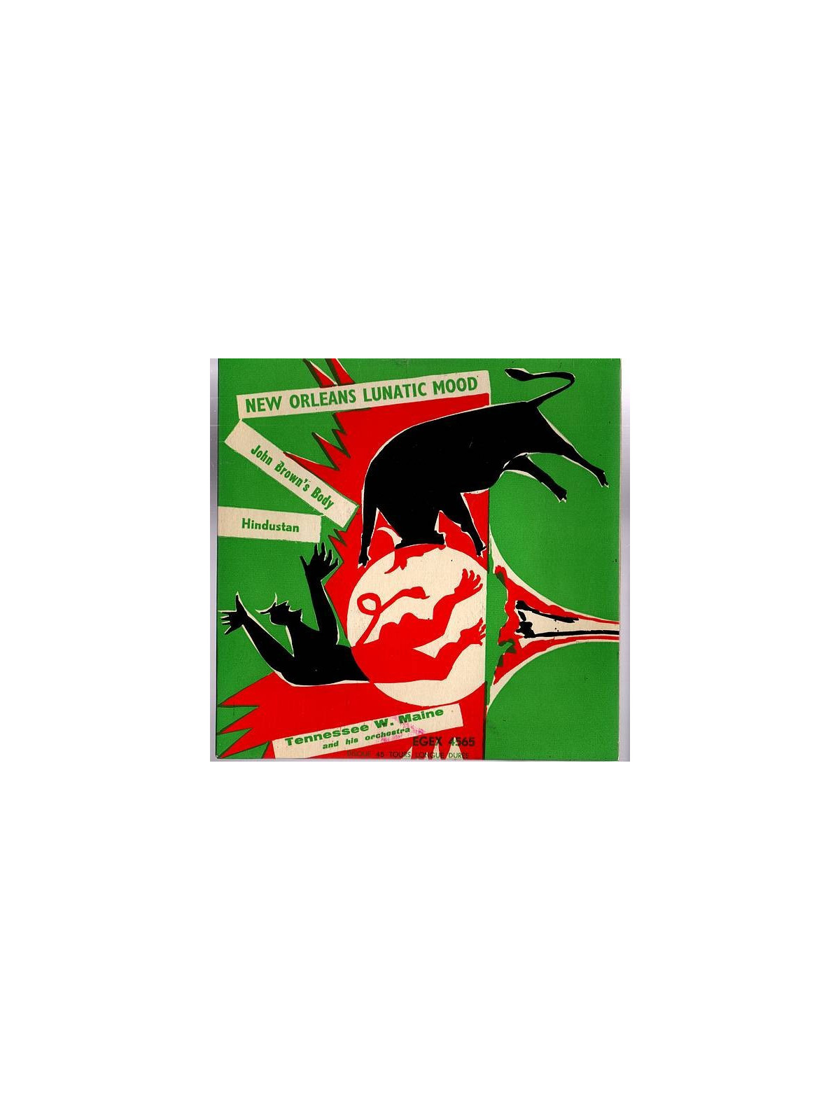 Tennessee W. Maine and his orchestra : John Brown’s body / Hindustan (7’’ vinyl)