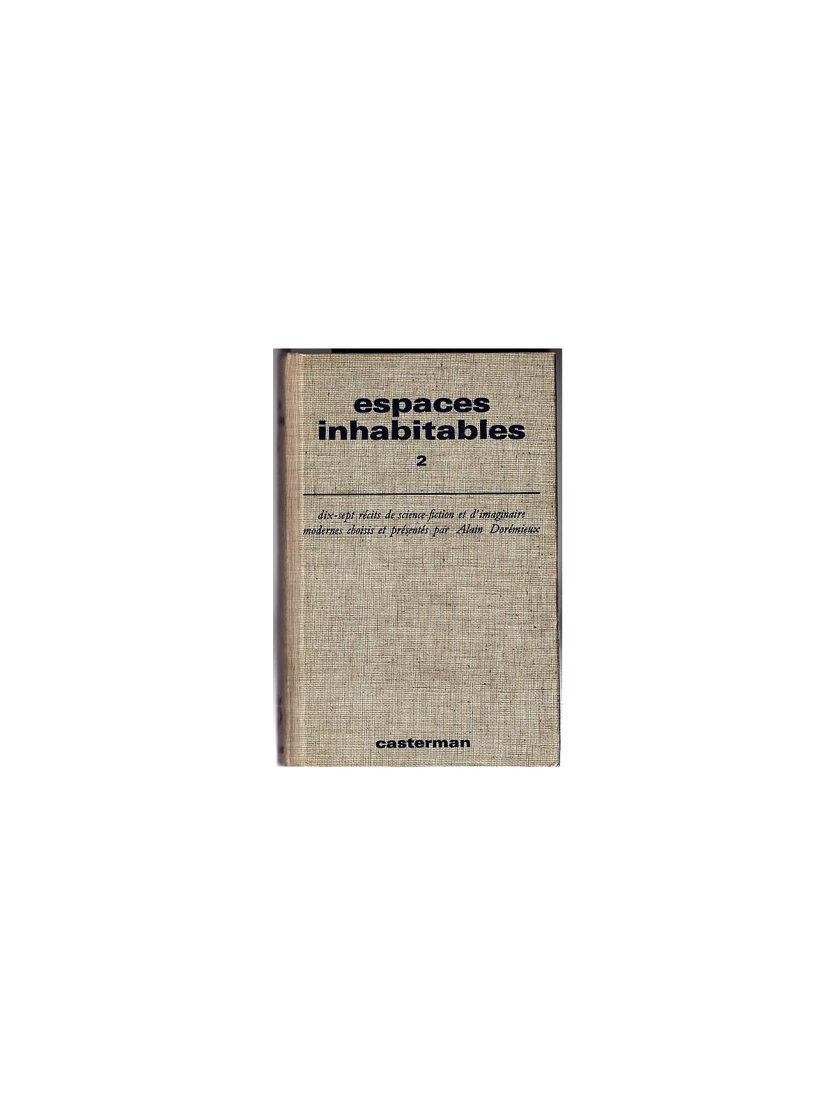 Anthologie : Espaces inhabitables 2