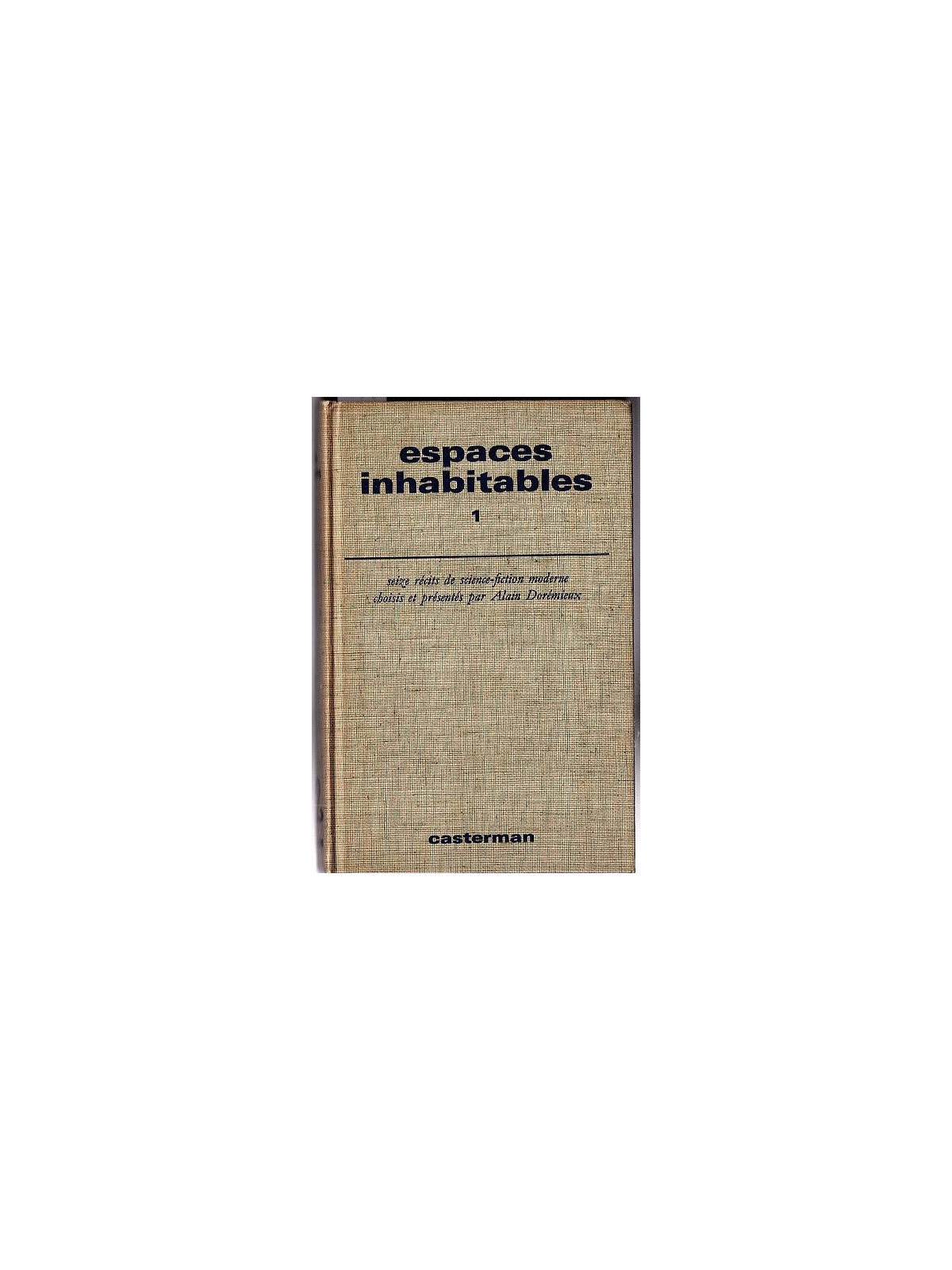 Anthologie : Espaces inhabitables 1